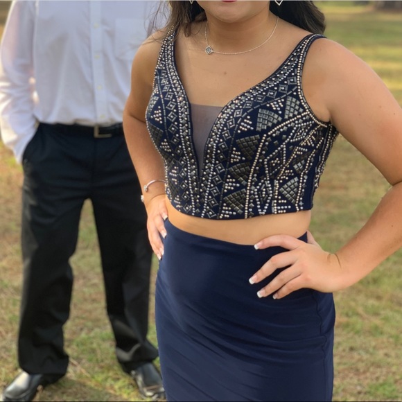 Alyce Paris Dresses & Skirts - Alyce Paris Navy Blue two piece size 8